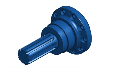 straight spline feature custom feature