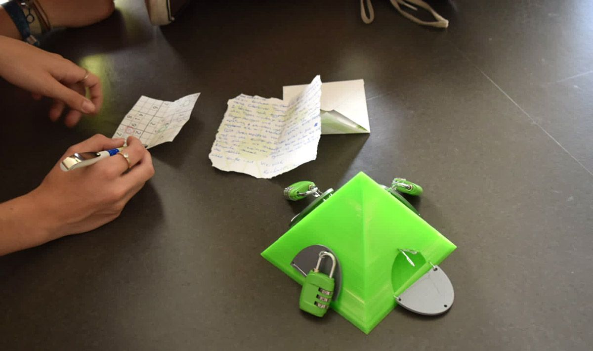 Objects for the escape box.