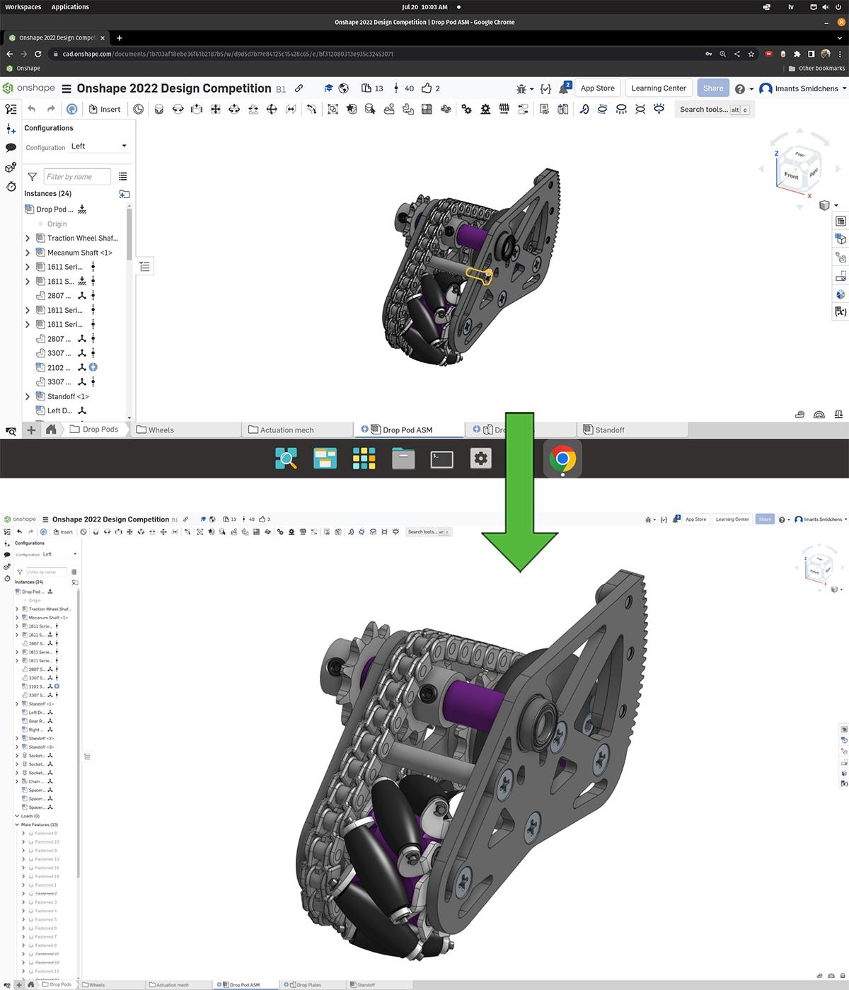 toggling on and off UI elements