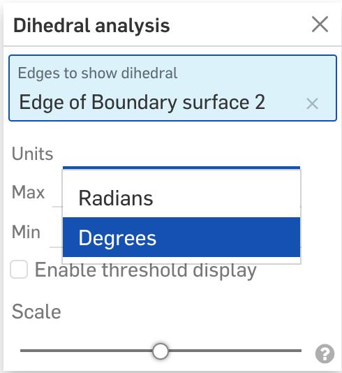 edges to show dihedral