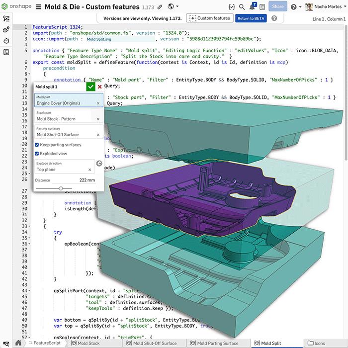 Fonctions personnalisées d'Onshape