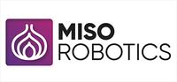un logo pour Miso Robotics sur fond violet