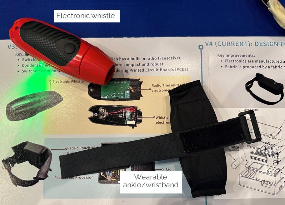 The QLS teams invention to help athletes with hearing loss.