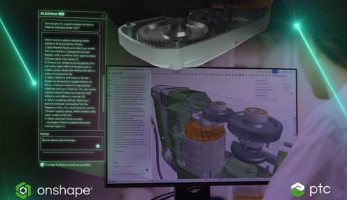 Image showing someone using Onshape AI Advisor.