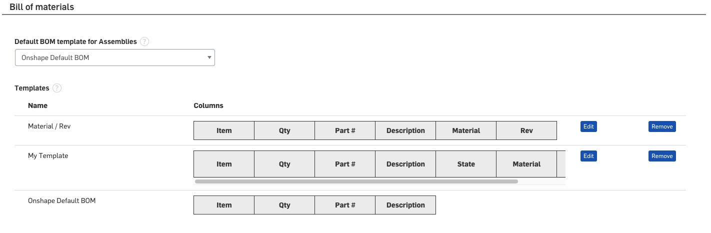 Setting template preferences
