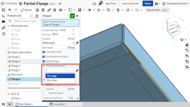 more partial flange options