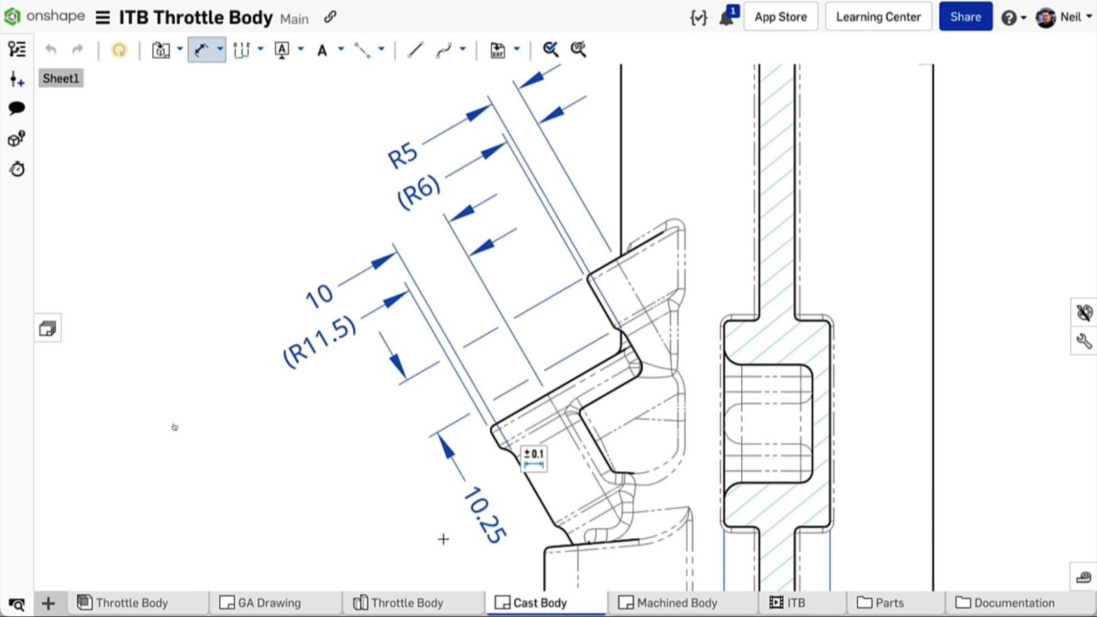 Break Extension Lines