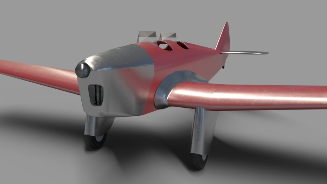british miles hawk replica cad model