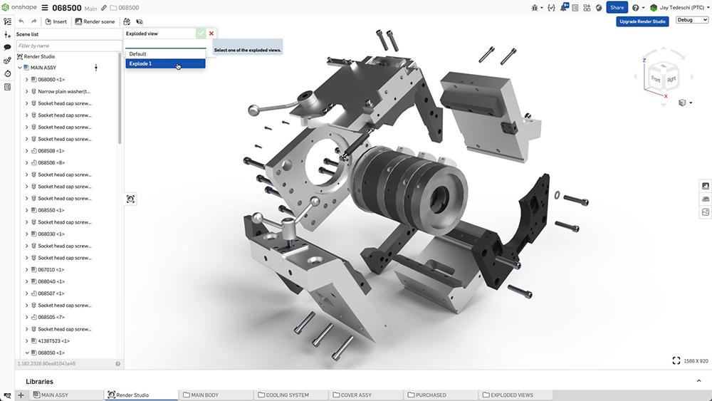 Studio de rendu OnShape