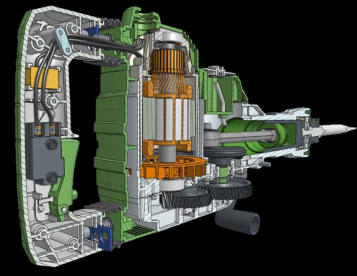 modèle de souffleur à feuilles ouvert