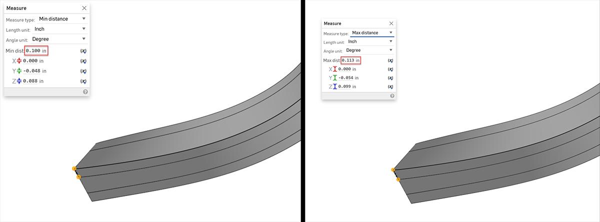 Offset curve vs. sketch and split face