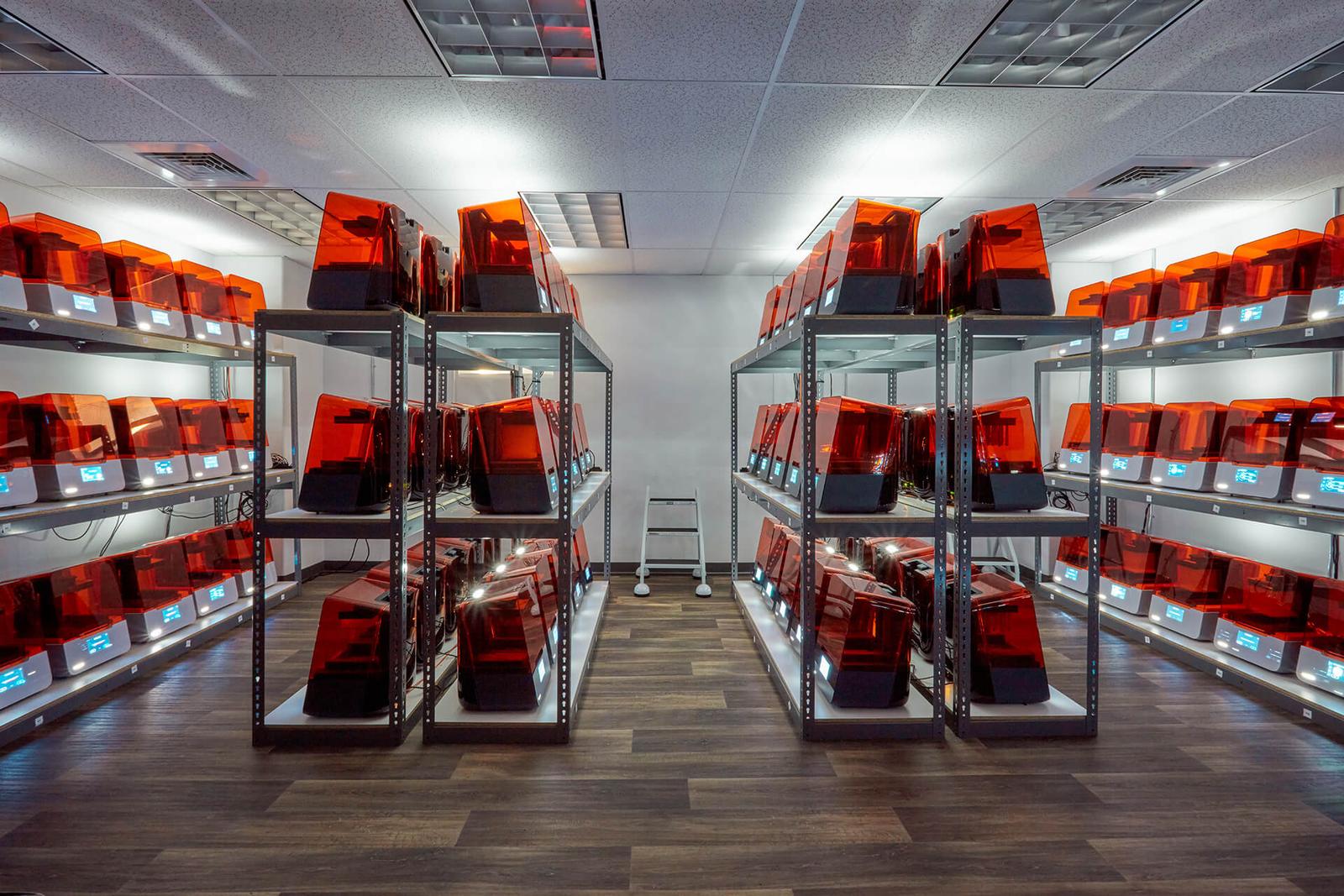 3D printers in storage
