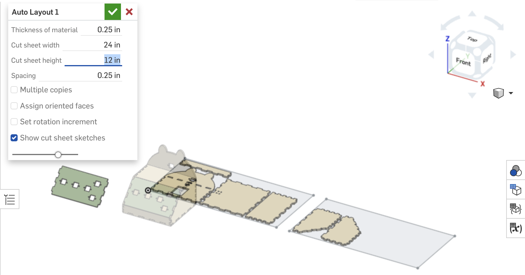 auto layout setting height