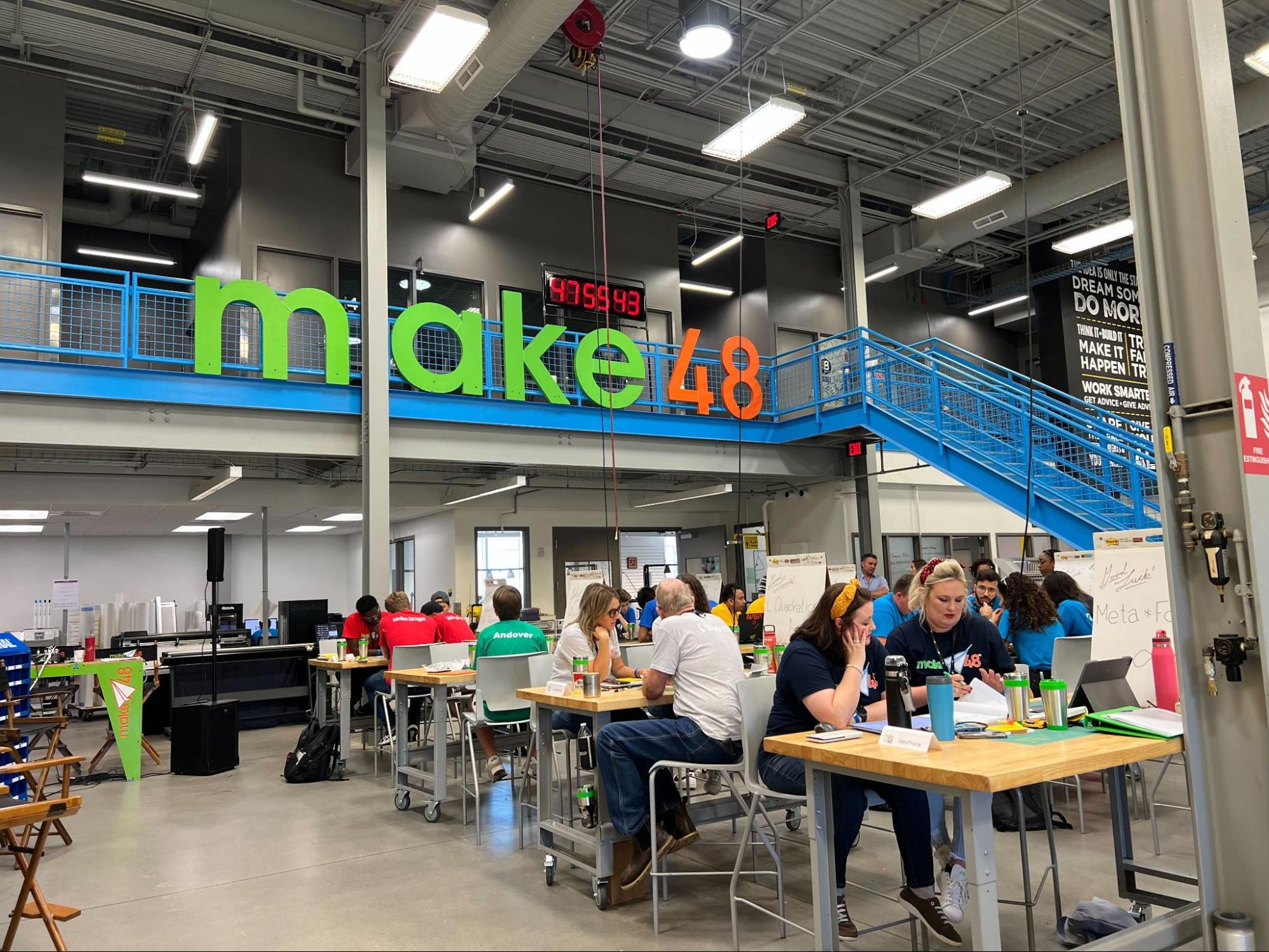 Behind the scenes at Make48