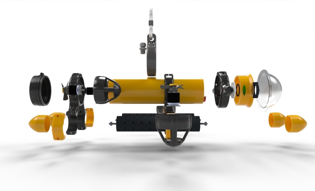 underwater rov rendered