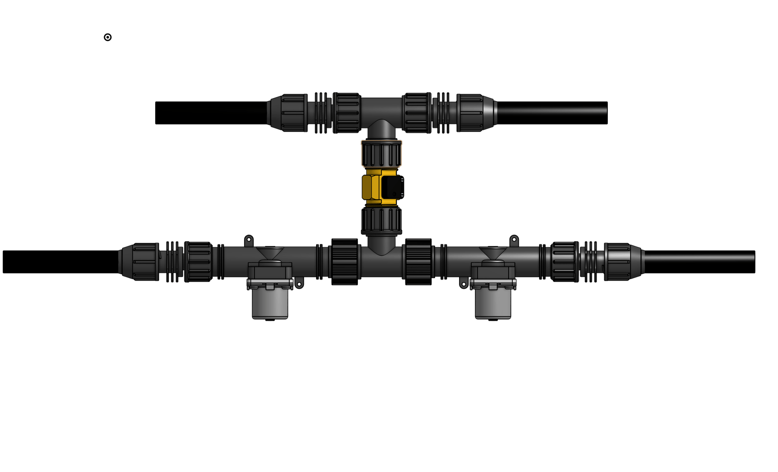 CAD model of the micro-block controller