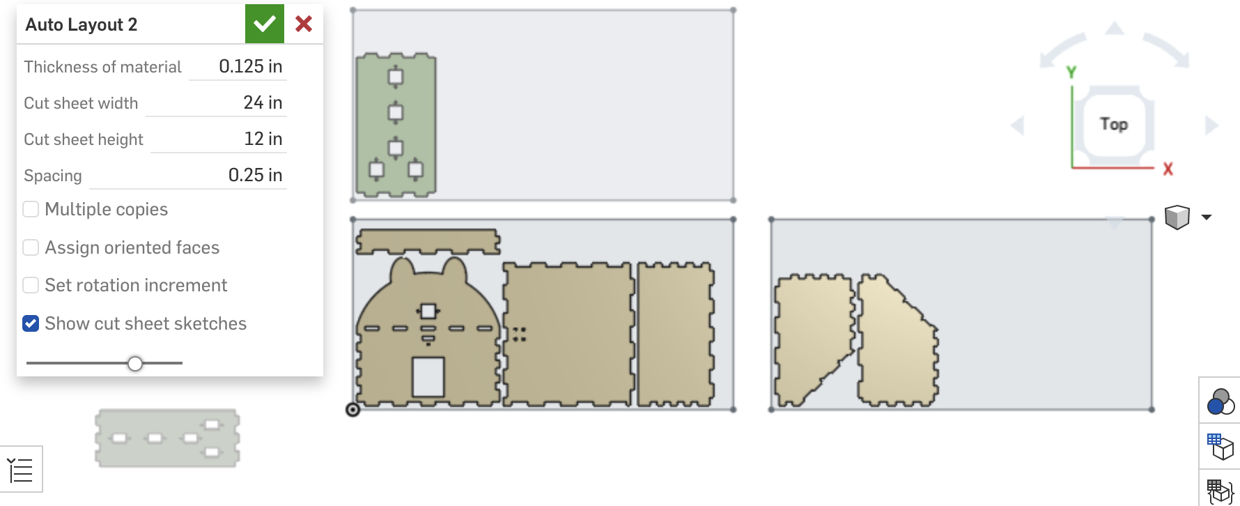 auto layout 2 settings