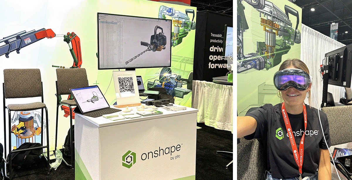 The Onshape booth