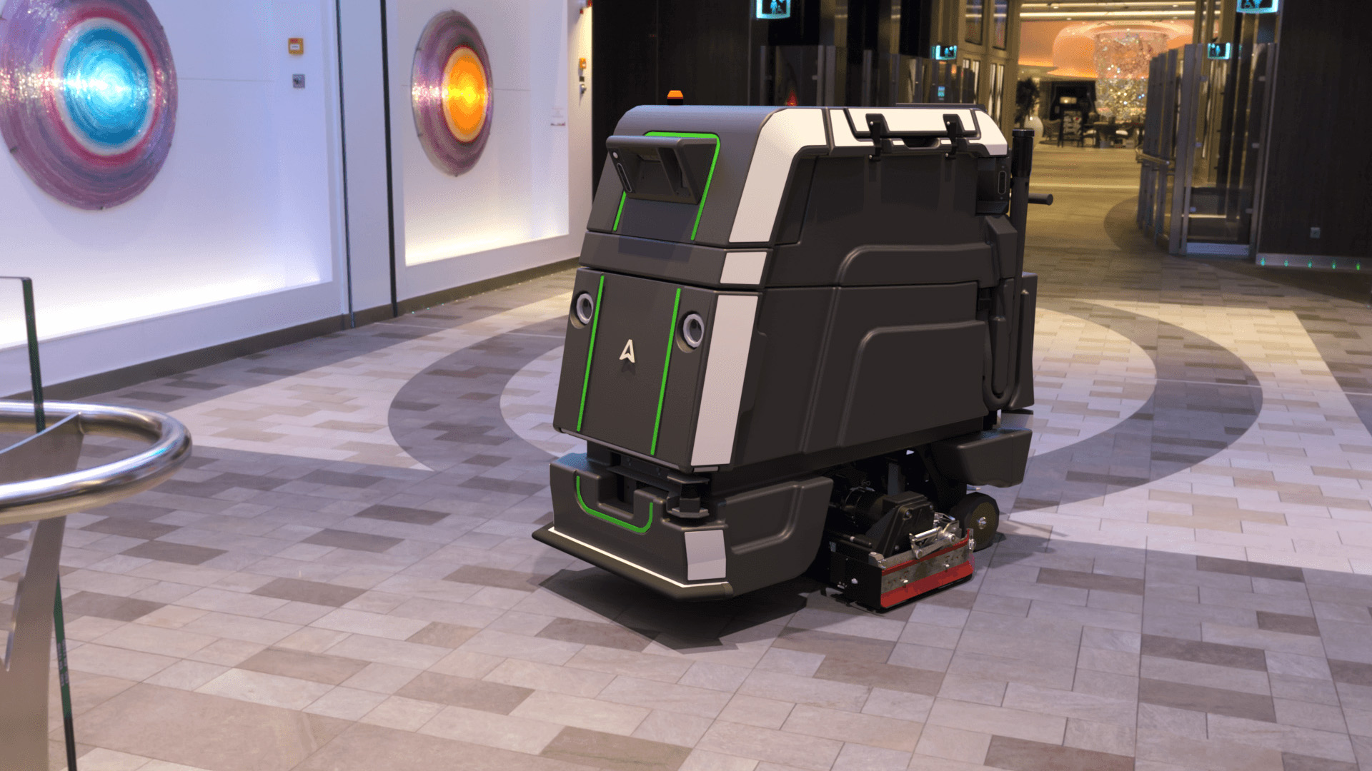 Neo 2, a floor-cleaning robot