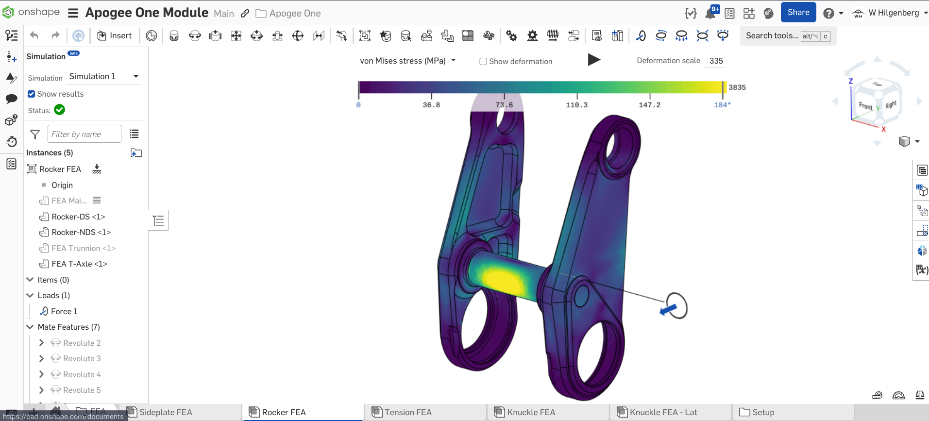 Using Onshape Simulation