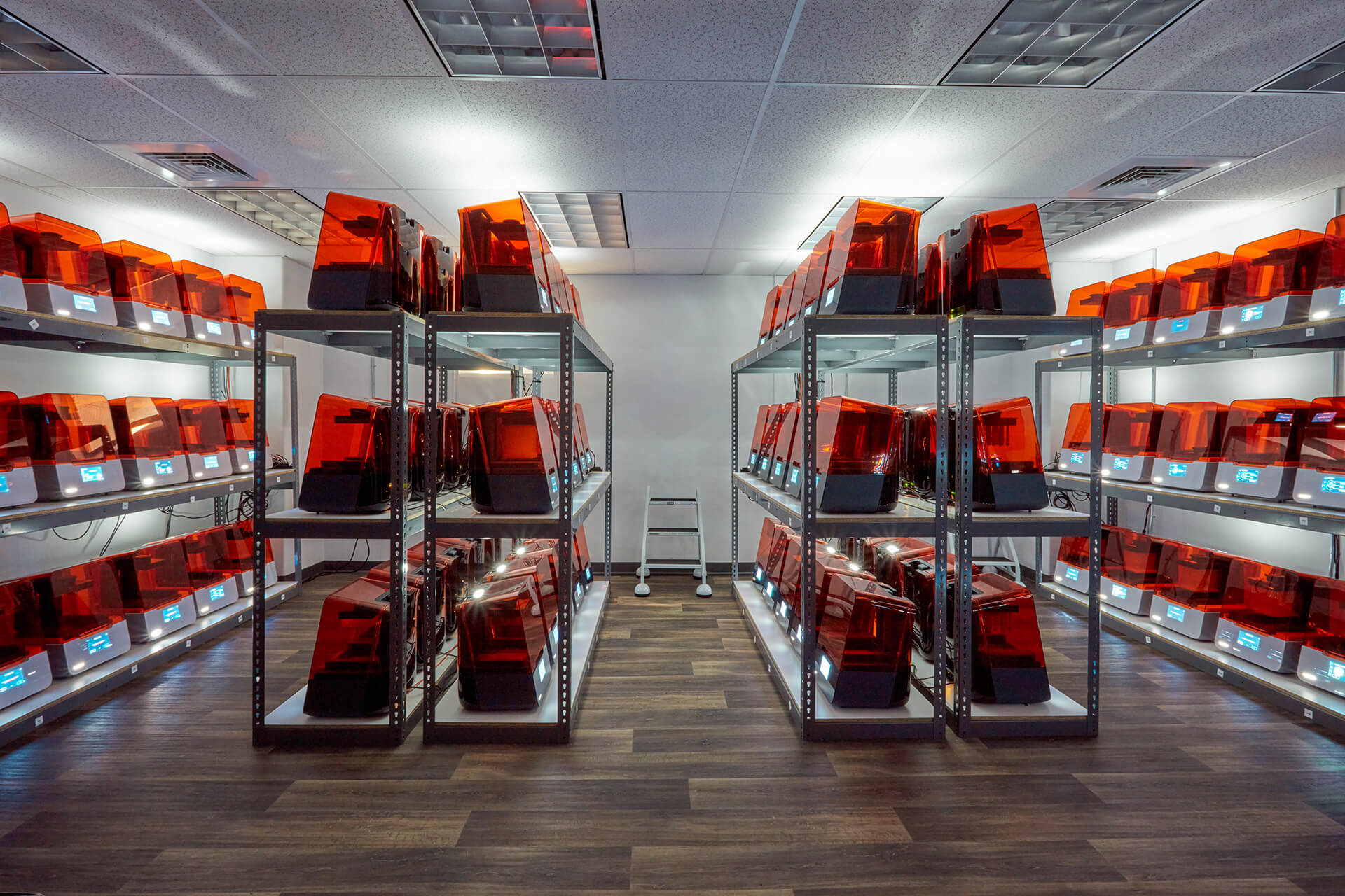 3D printers in storage