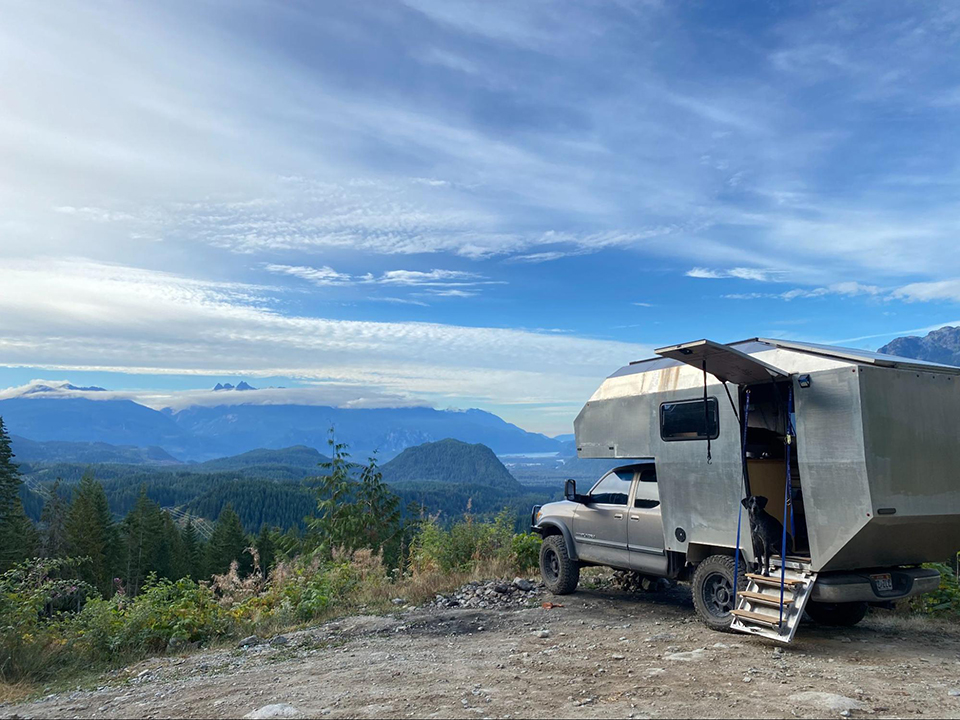 The camper in Canada