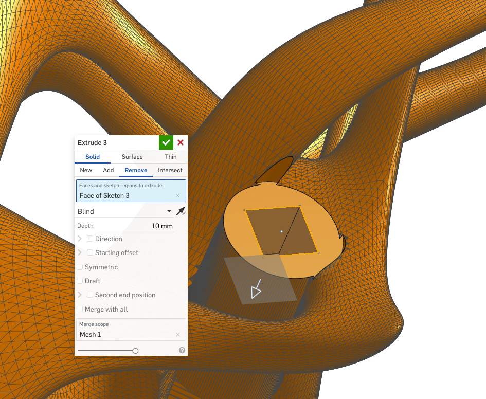 Mesh in Onshape