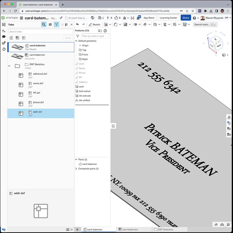 CAD model