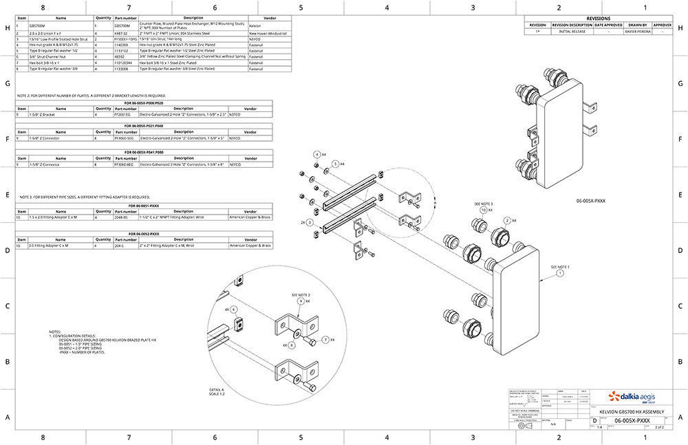 a CAD drawing