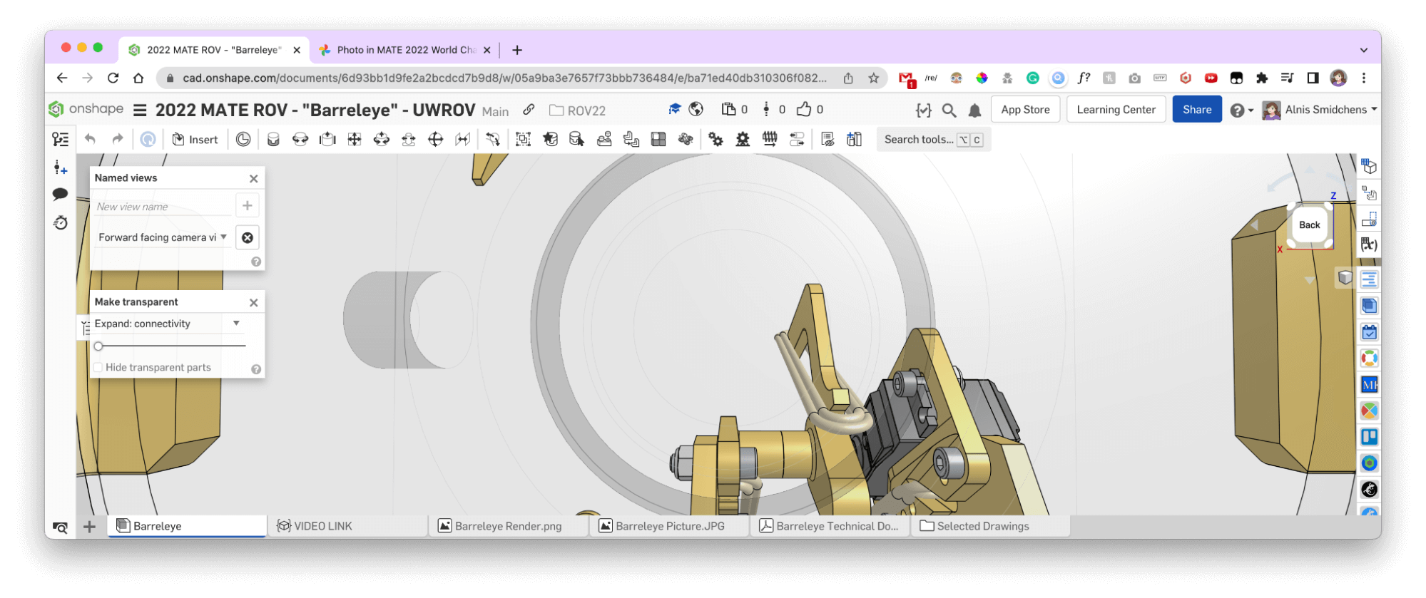 Camera view in Onshape