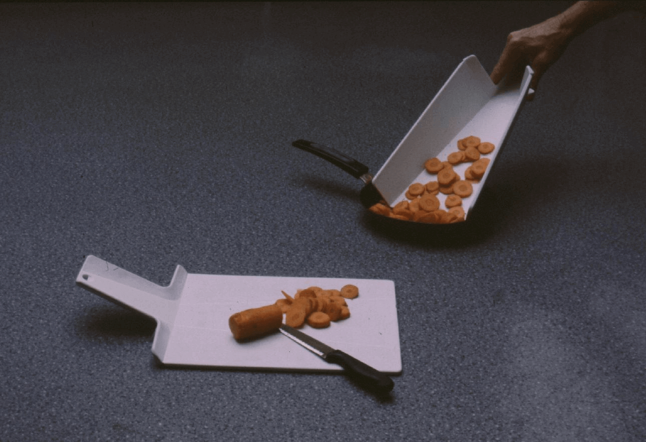 another invention: the spill proof cutting board