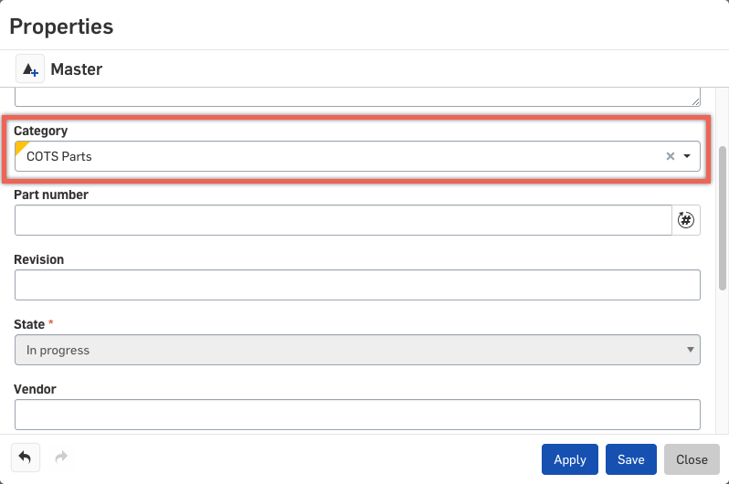 Define Category Onshape