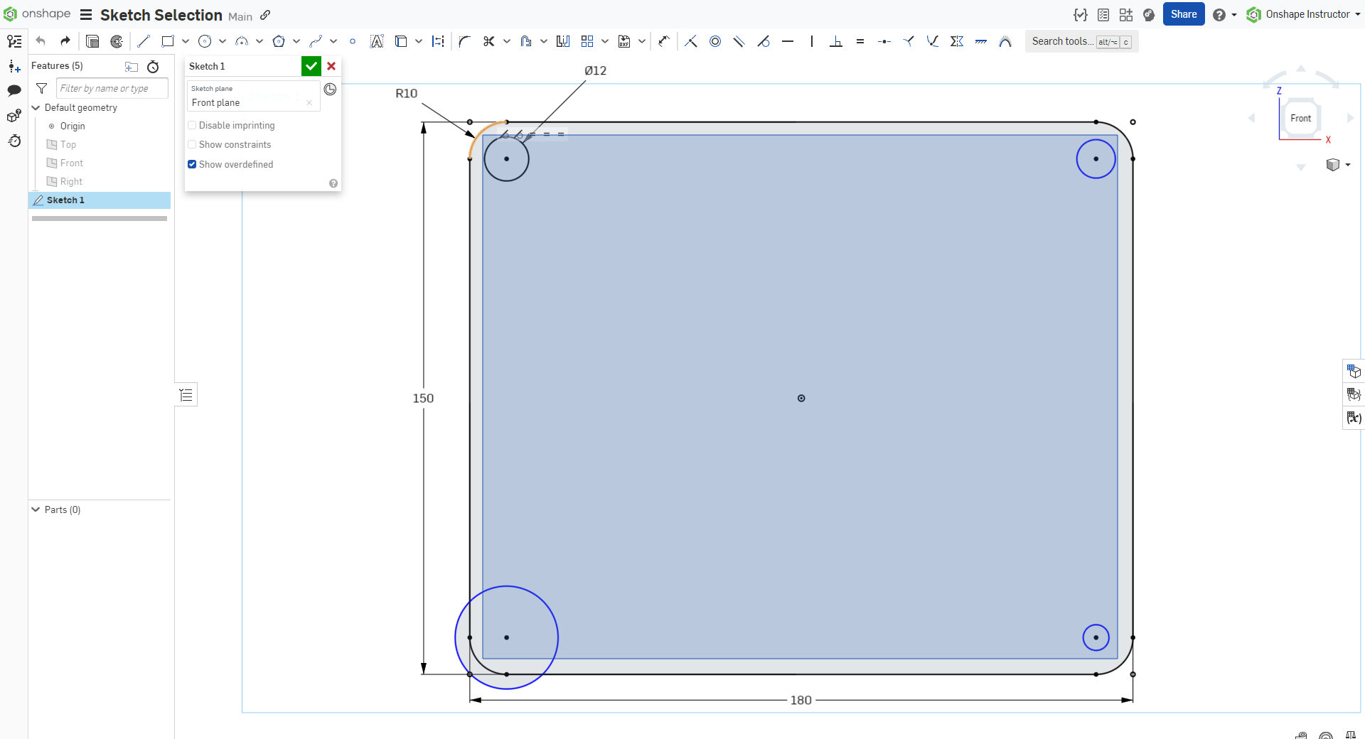 onshape sketch 6