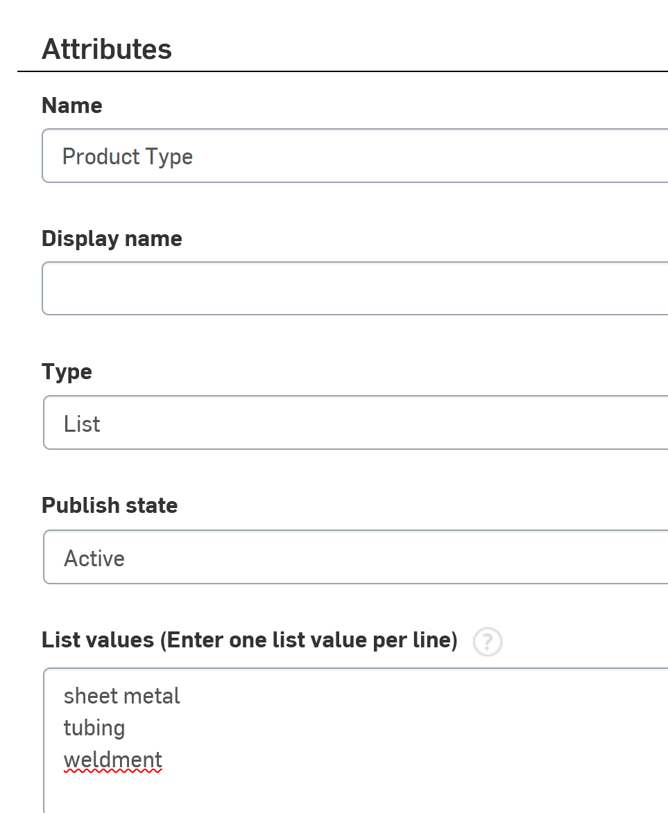 setting up two custom properties