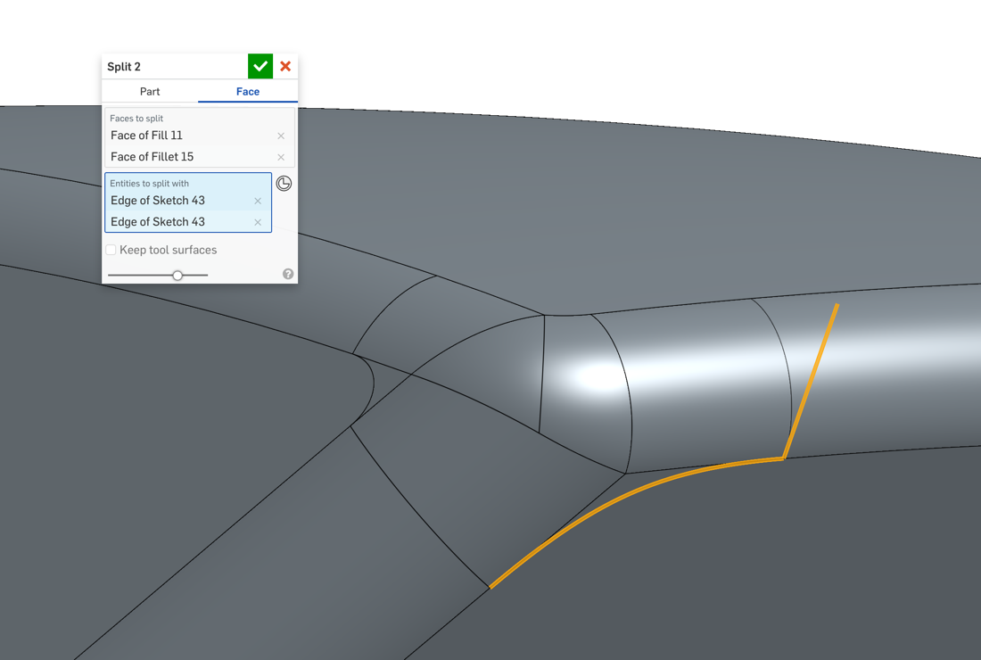 Solved SmoothDraw 2.05 Filet Options ② ( Ź, ²) and ( 45 