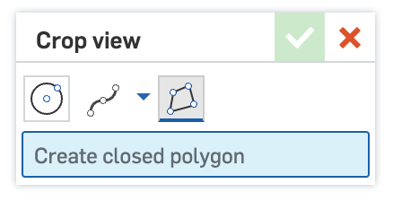 create closed polygon