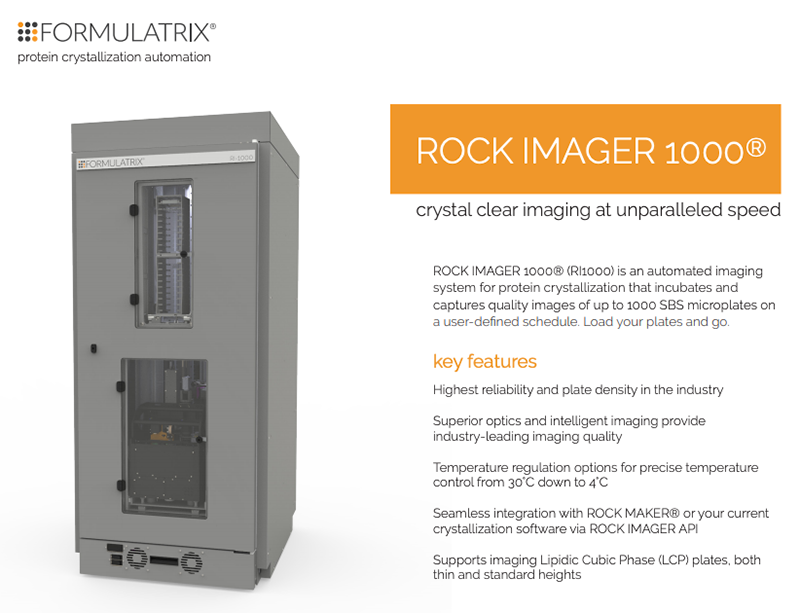 details about Formulatrix's Rock Imager 1000