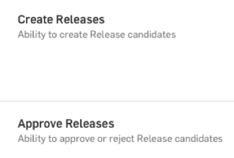 Release Management Permissions