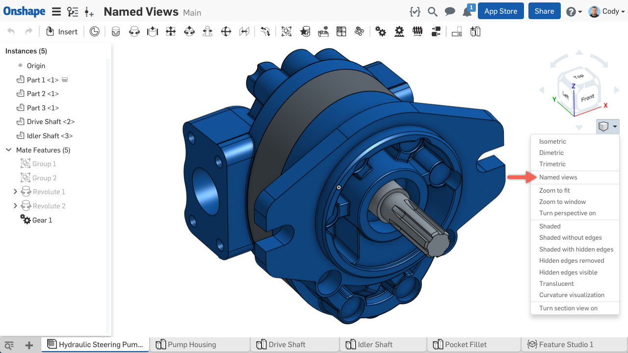 Main views. Оншейп. Onshape Интерфейс. Программа Onshape. CAD.Onshape.