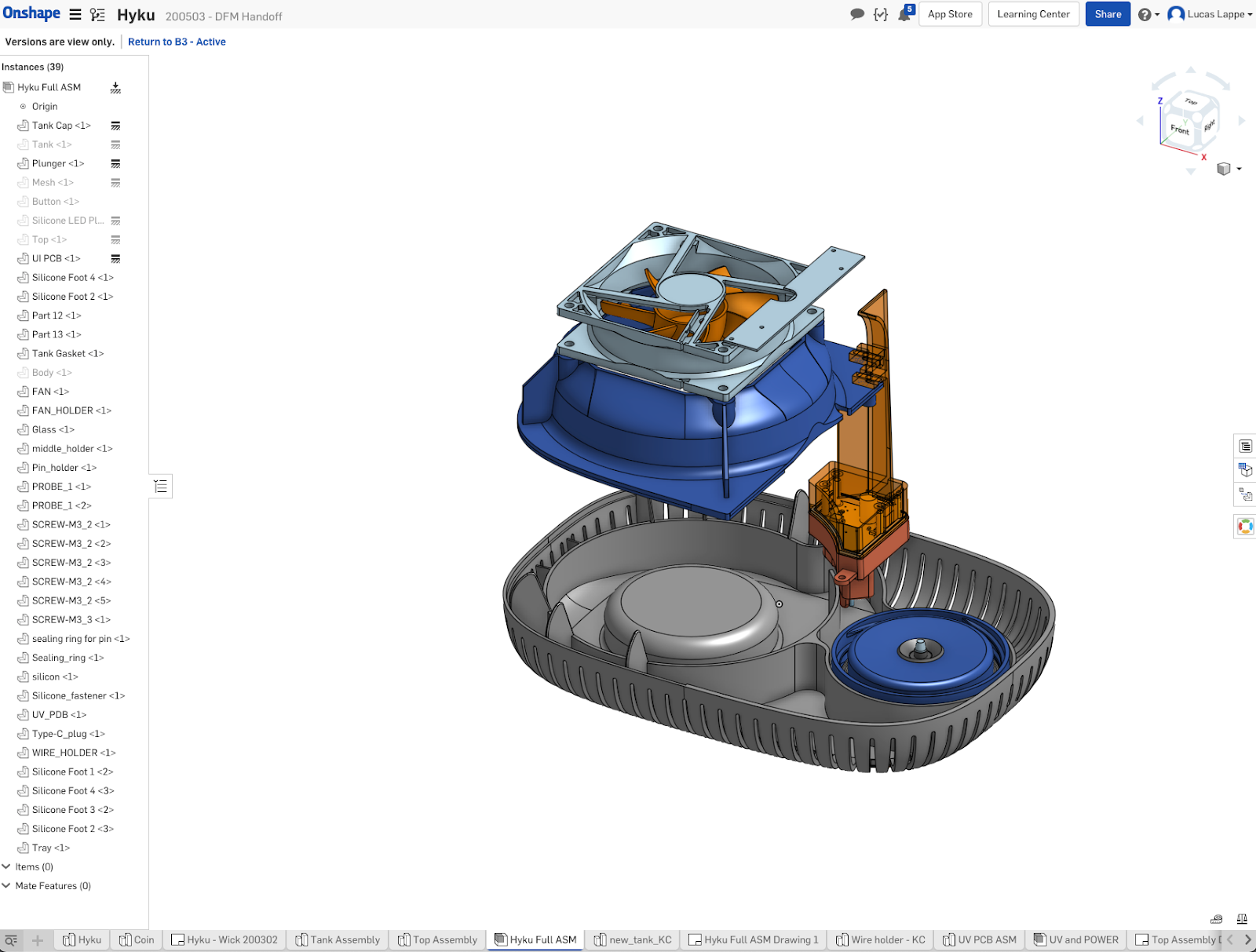 how the Canopy was designed with PTC's Onshape 